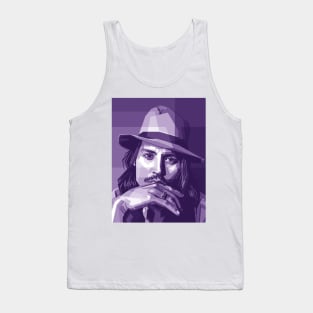 Johnny Depp Purple Tank Top